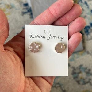 Fashion Jewelry Silver Stud Earrings